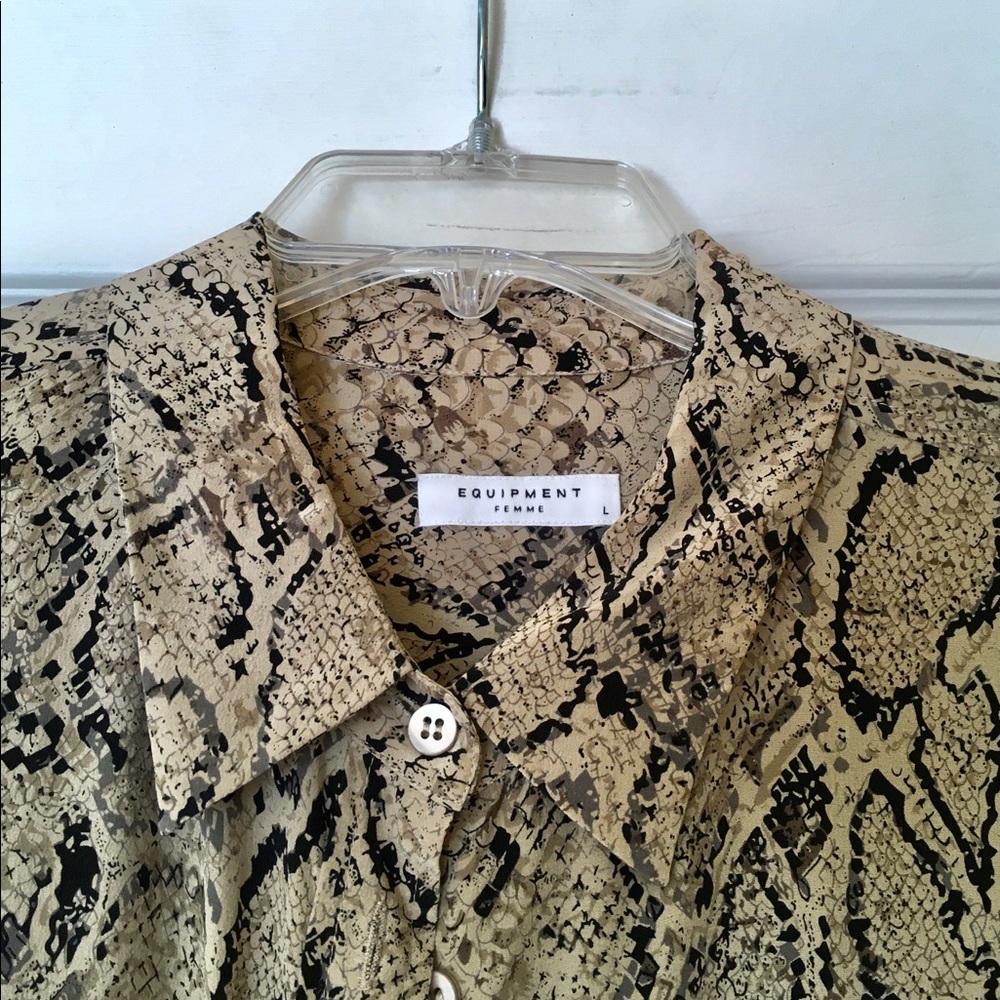 Equipment femme L silk blouse